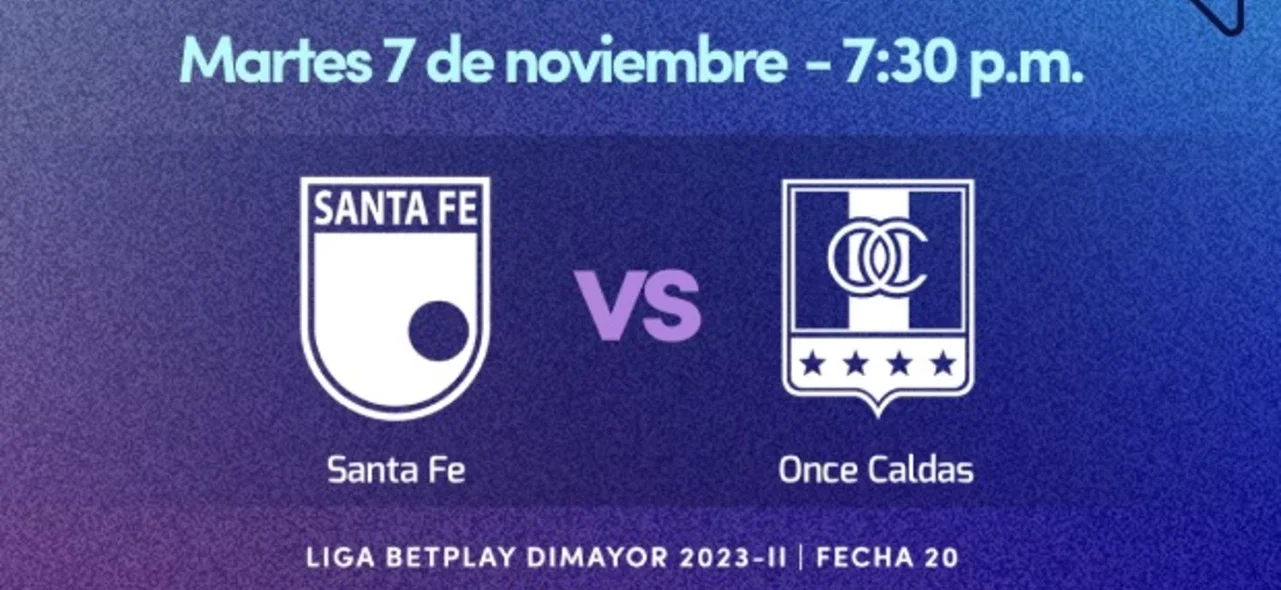 Independiente Santa Fe recibe a Once Caldas por la fecha 20