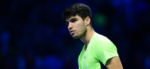 ¡Está advertido! Carlos Alcaraz y la pulla a Novak Djokovic. / Foto: AFP.