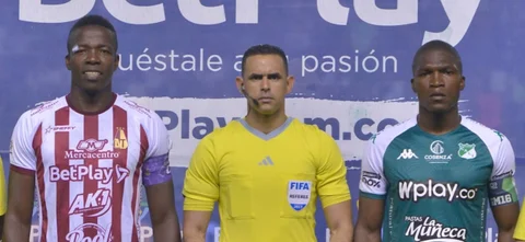 Julián Quiñónes, Carlos Ortega y Germán Mera - Foto previa al Cali 0-2 Tolima - VizzorImage / Gabriel Aponte