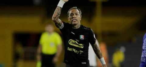 Dayro Moreno - Delantero de Once Caldas - VizzorImage / Andres Rot