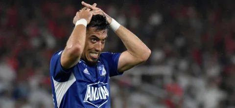 Fernando Uribe - Delantero de Millonarios - VizzorImage / Oswaldo Paez