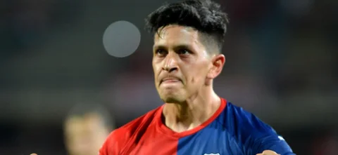 Germán Cano - Delantero argentino en su paso por Independiente Medellín - VizzorImage / Leon Monsalve