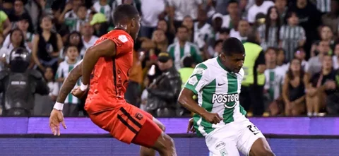 ¡Hicieron la tarea! Nacional venció y dejó al borde de la eliminación a América. / Foto: Vizzorimage.