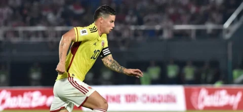 James Rodríguez, volante de la selección Colombia / AFP