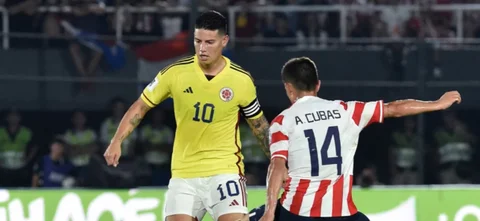 James Rodríguez, capitán de la selección Colombia. / Foto: AFP.