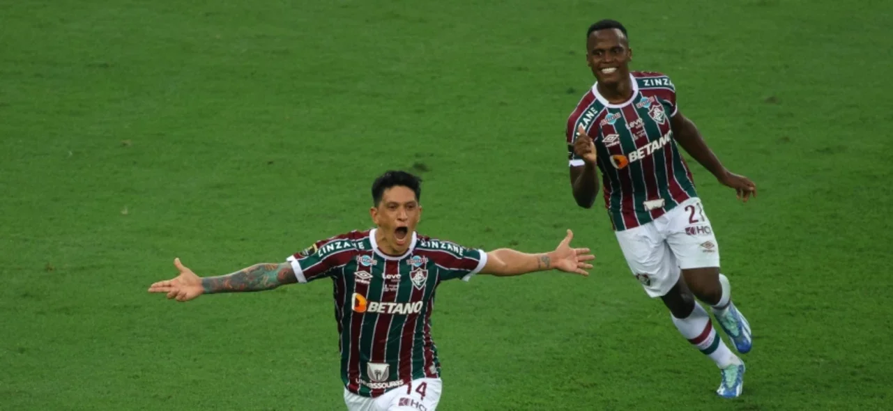 Jhon Arias, campeón de la Copa Libertadores / AFP