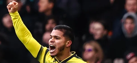 Juan Camilo 'Cucho' Hernández - Futbolista colombiano de Columbus Crew - AFP