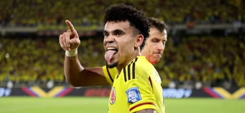 Doblete de Luis Díaz con la selección. / Foto: Vizzorimage.