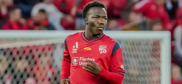 Nestory Irakunda - Delantero australiano de Adelaide United - X: @AdelaideUnited