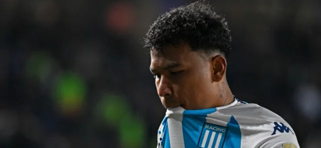 Roger Martínez - Delantero colombiano de Racing Club - AFP