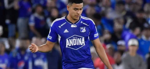 Stiven Vega - Volante de Millonarios - VizzorImage / Gabriel Aponte