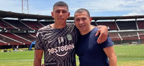 Víctor Aristizábal con su hijo Emilio - Instagram: @aristigol09