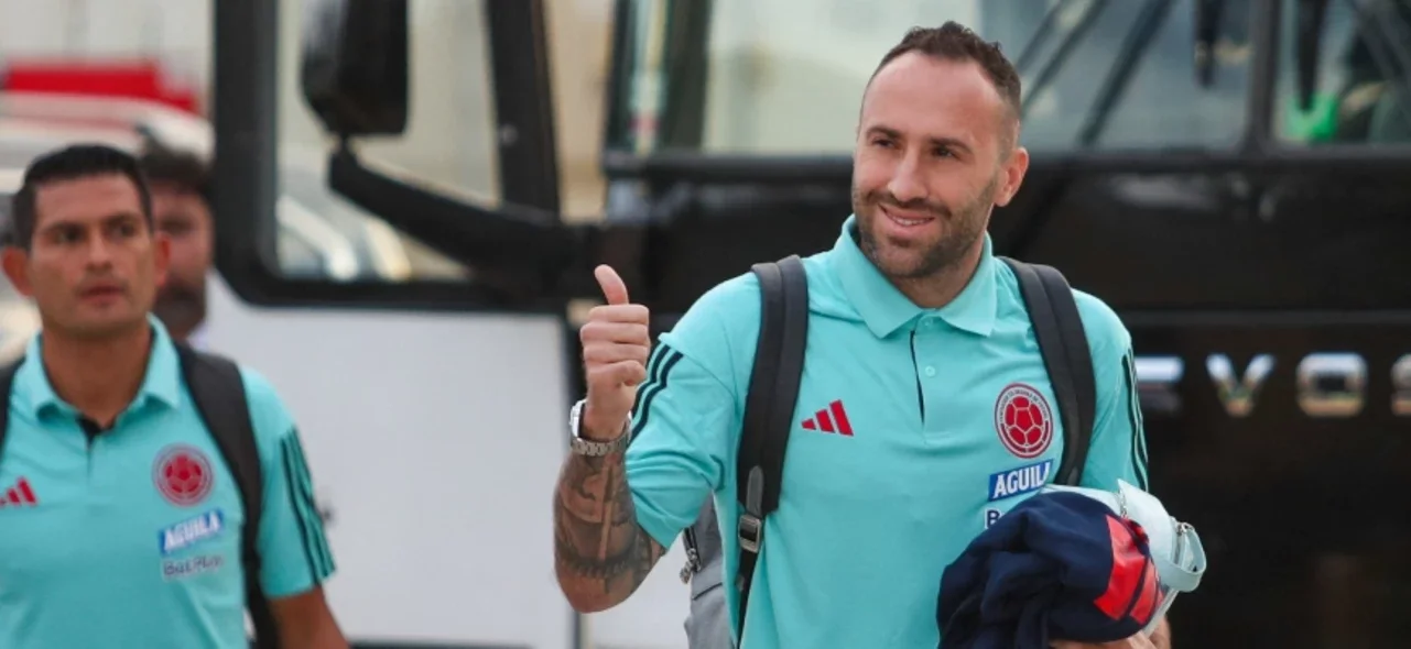 David Ospina y Mackalister Silva en convocatoria con Colombia 2023 - AFP