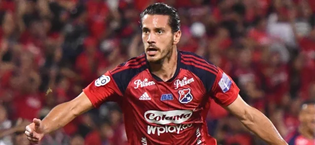 Joaquín Varela - Defensor central de Independiente Medellín - VizzorImage / Luis Benavides