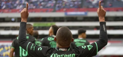 Harold Preciado - Delantero colombiano de Santos Laguna de México - AFP