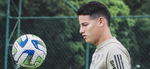 James Rodríguez - Volante colombiano de Sao Paulo - X: @SaoPauloFC