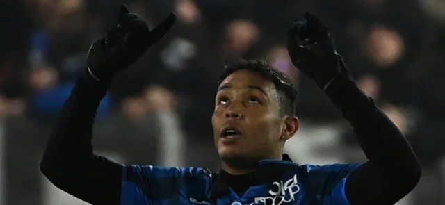 Luis Muriel - Delantero colombiano de Atalanta - AFP