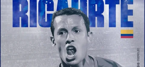 Andrés Ricaurte, nuevo jugador de Emelec. / Foto: X Emelec.