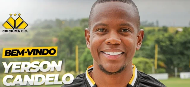 Yerson Candelo y su nuevo reto internacional. /Foto: X CriciumaEC.