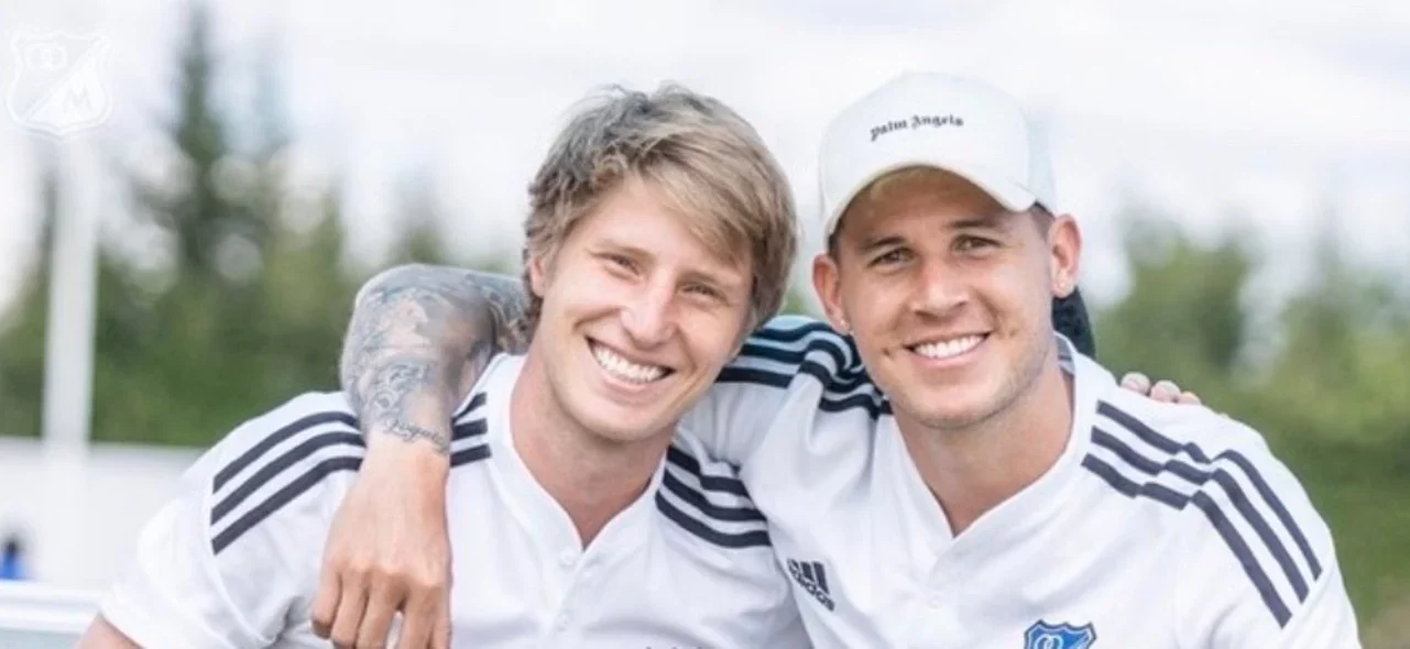 Andrés Llinás y Juan Pablo Vargas - Foto: @MillosFCoficial