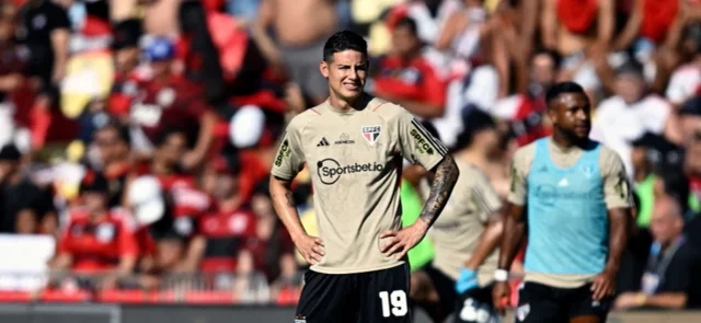 James Rodríguez, volante de Sao Paulo - AFP