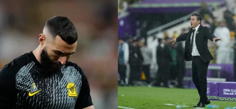 Karim Benzema y Marcelo Gallardo - Fotos: AFP