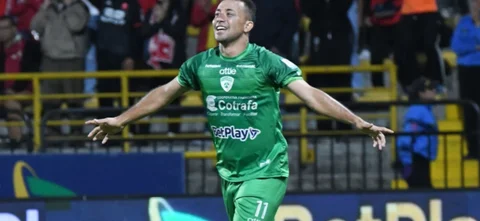 La Equidad venció a Santa Fe 1-0- VizzorImage / Felipe Caicedo