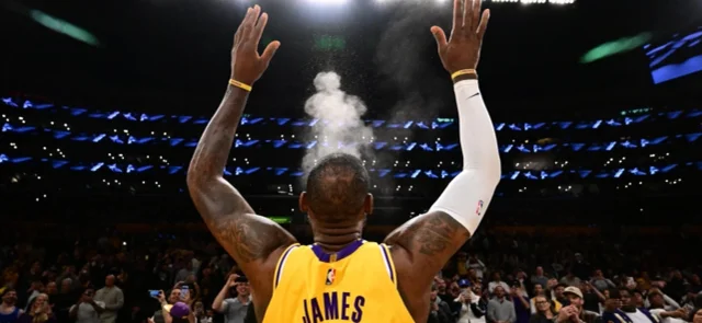LeBron James, jugador de los Angeles Lakers - AFP