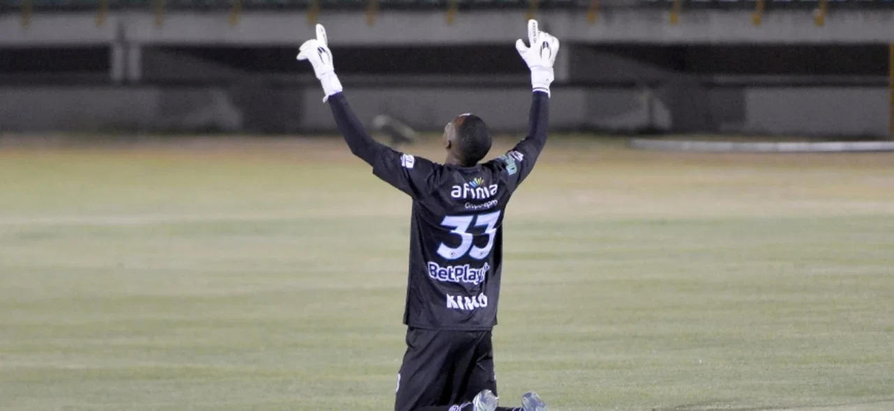 John Alexander Figueroa, portero de Jaguares - Foto: VizzorImage/ Macgiver Baron