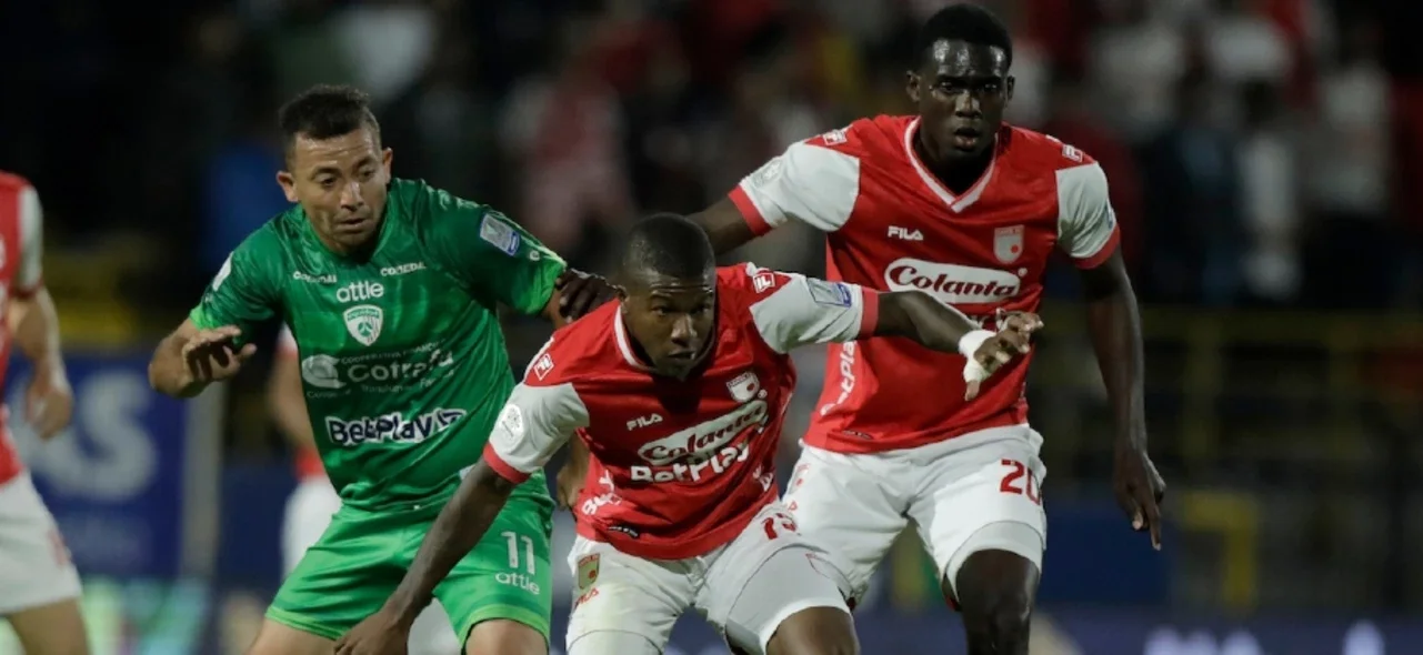 Equidad venció a Santa Fe - Foto: VizzorImage/ / Felipe Caicedo