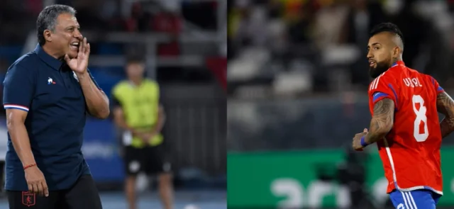 Alex Escobar y Arturo Vidal - Fotos: VizzorImage y AFP