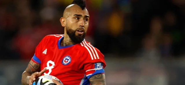 Arturo Vidal - Volante de la selección de Chile - AFP