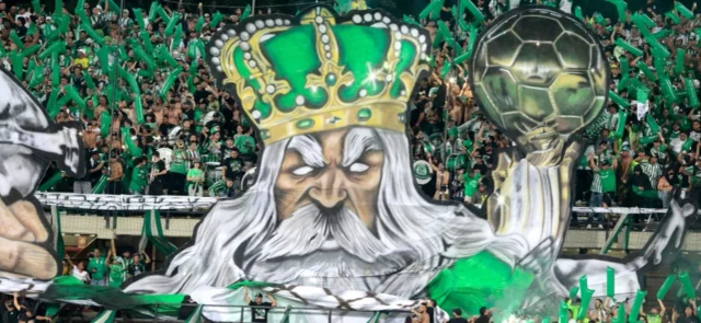 Barra de Atlético Nacional en el estadio Atanasio Girardot - VizzorImage / Donaldo Zuluaga