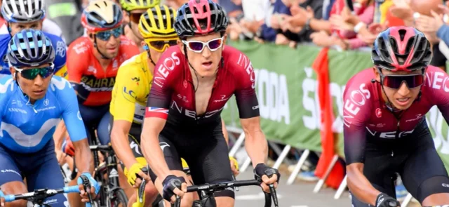 Egan Bernal y Nairo Quintana en competencia - AFP