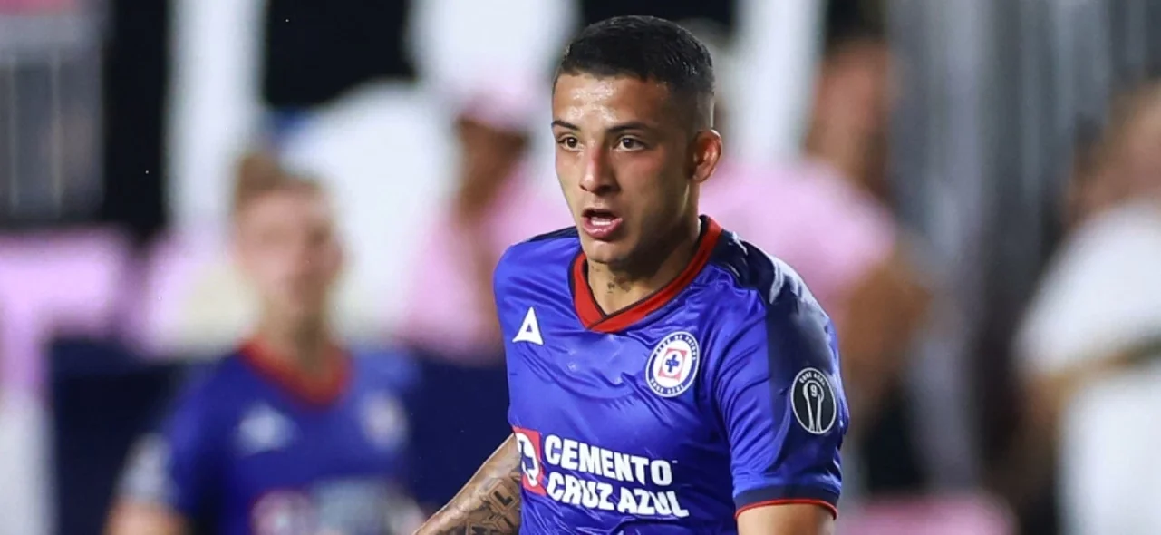 Kevin Castaño - Volante colombiano en Cruz Azul de México - AFP