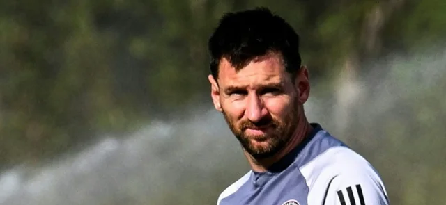 Lionel Messi presente en el Super Bowl LVIII. / Foto: AFP.