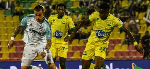 Millonarios y Bucaramanga no se hicieron daño en la fecha 2. / Foto: X Bucaramanga.