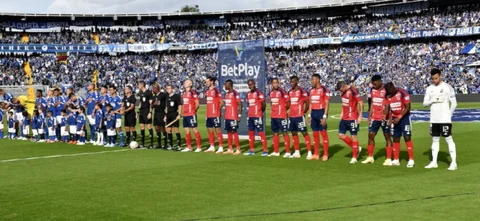 Millonarios se mide contra Medellín en la fecha 1 de la Liga. / Foto: Vizzorimage.