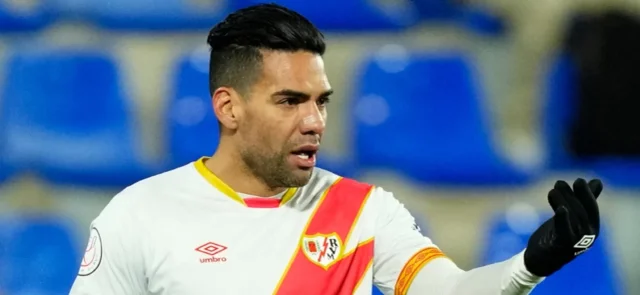 Radamel Falcao García milita para Rayo Vallecano de España - AFP