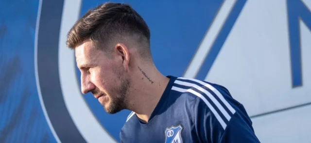 Santiago Giordana - Delantero de Millonarios - X: @MillosFCOficial