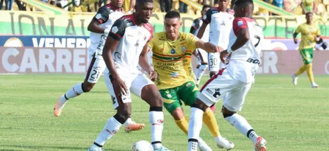 Los 'motilones ' se llevaron un valioso punto del Jaime Morón - VizzorImage / Javier Garcia