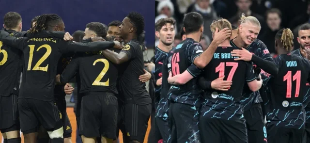 Real Madrid y Manchester City tomaron ventaja en la Champions / Fotos AFP