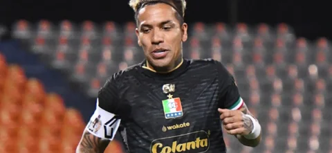 Dayro Moreno - Delantero de Once Caldas - VizzorImage