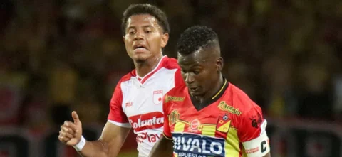 Velásquez y Quintero en el Pereira 1-0 Santa Fe - VizzorImage