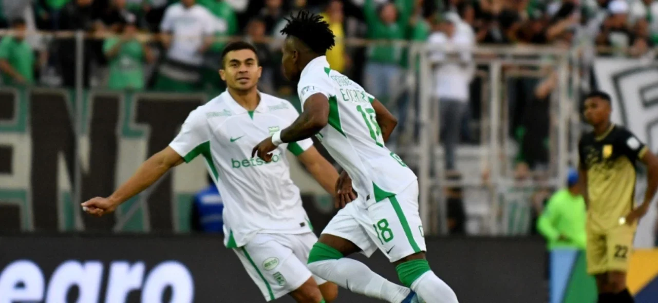 Édier Ocampo celebró su primer gol con Atlético Nacional - VizzorImage