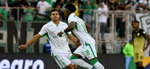 Édier Ocampo celebró su primer gol con Atlético Nacional - VizzorImage