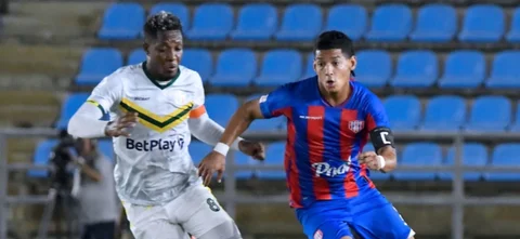 Unión Magdalena empató 2-2 contra Deportes Quindío. / Foto: Vizzorimage.