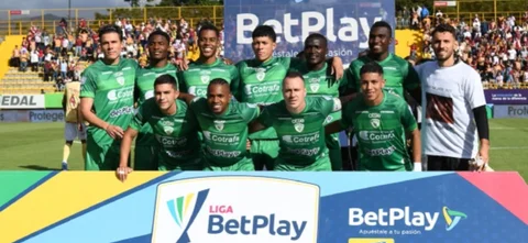 Así fue el primer penal de La Equidad ante Tolima. / Foto: Vizzorimage.