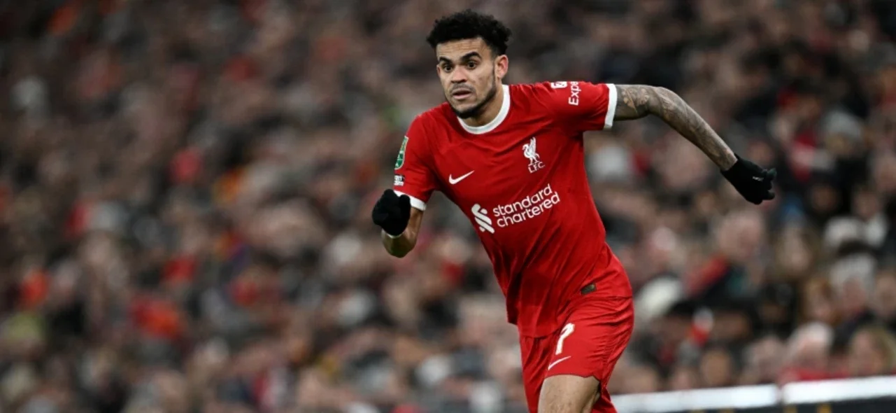 Luis Díaz, nominado al gol del mes en Liverpool. / Foto: AFP.