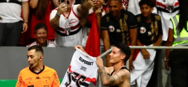 James Rodríguez volvió a Sao Paulo por la puerta grande / Foto Sao Paulo